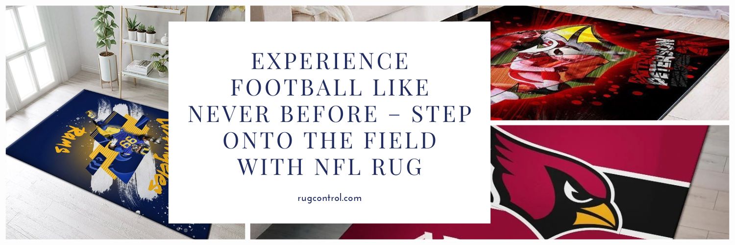 Experience Football Like Never Before - Step Onto the Field with NFL Rug