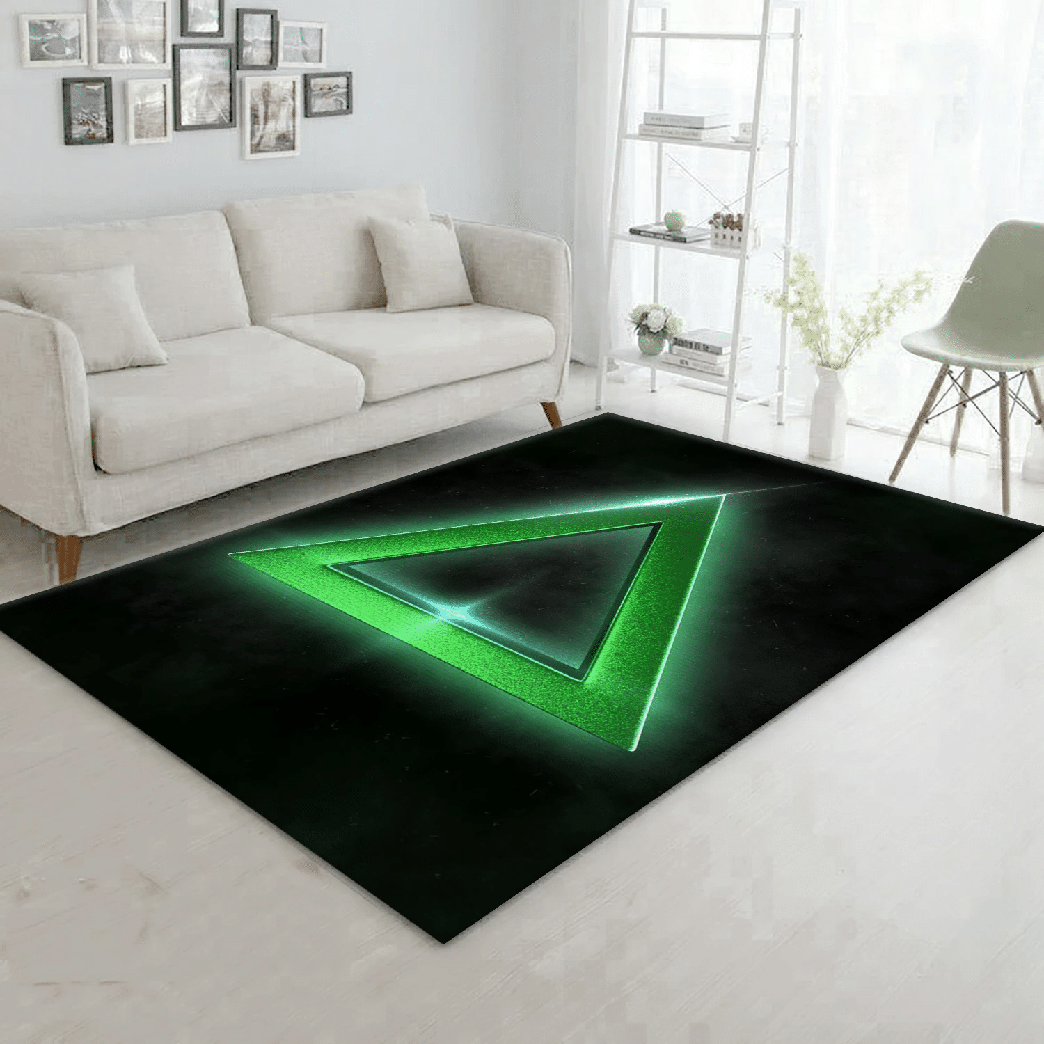 3d Triangle For Ps Fans Area Rug