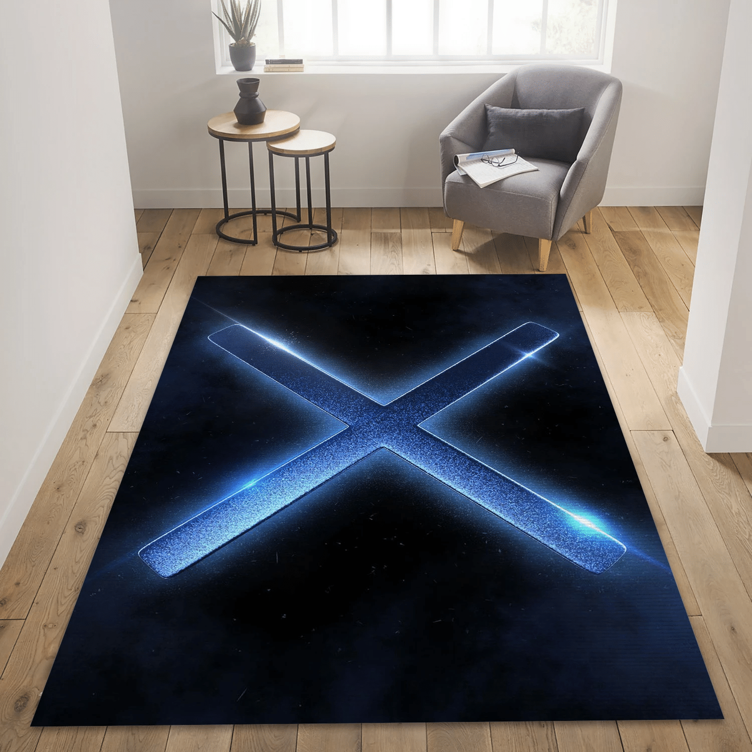 3d X For Ps Fans Area Rug Carpet