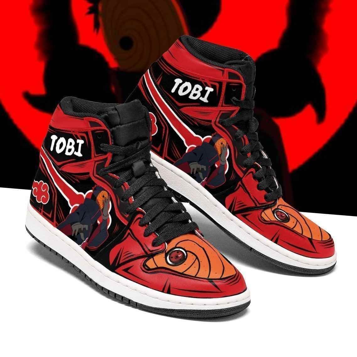 Akatsuki Tobi Naruto Anime Air Jordan 2021 Shoes Sport Sneakers
