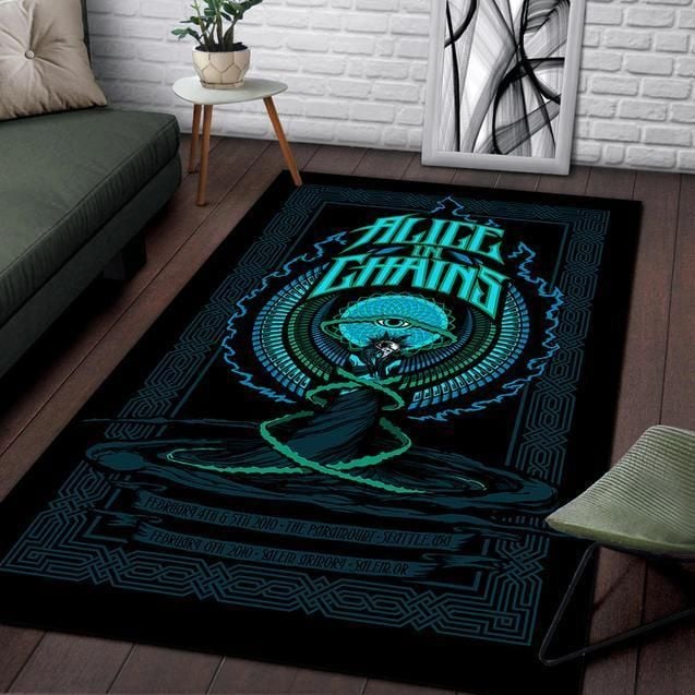 Alice In Chains Area Rug Chrismas Gift - Indoor Outdoor Rugs