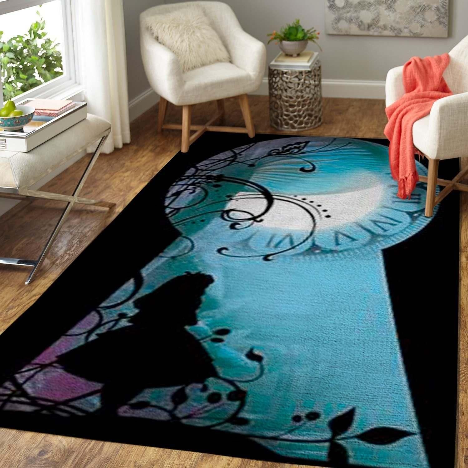 Alice In Wonderland Area Rug Chrismas Gift - Indoor Outdoor Rugs