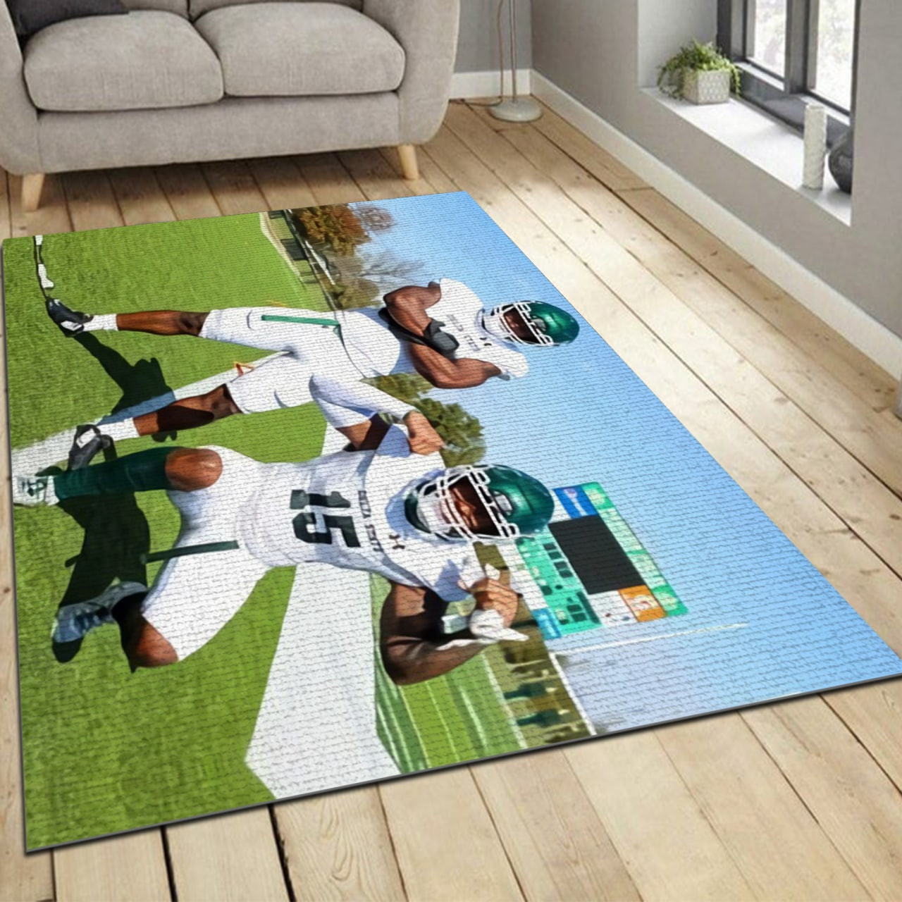 American Football Area Rug - Home Decor Customer Request