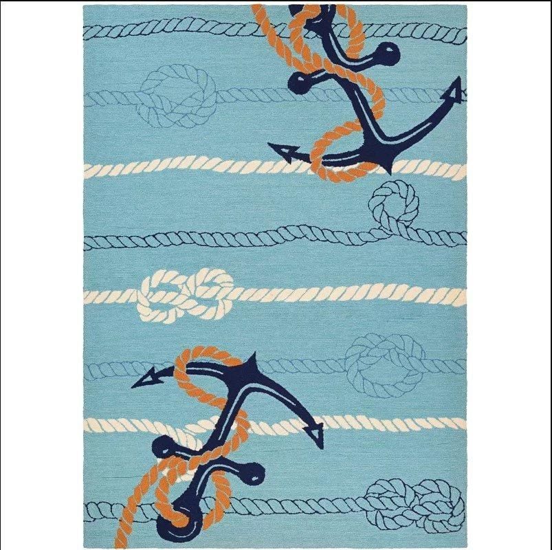 Anchor Rug Chrismas Gift - Indoor Outdoor Rugs