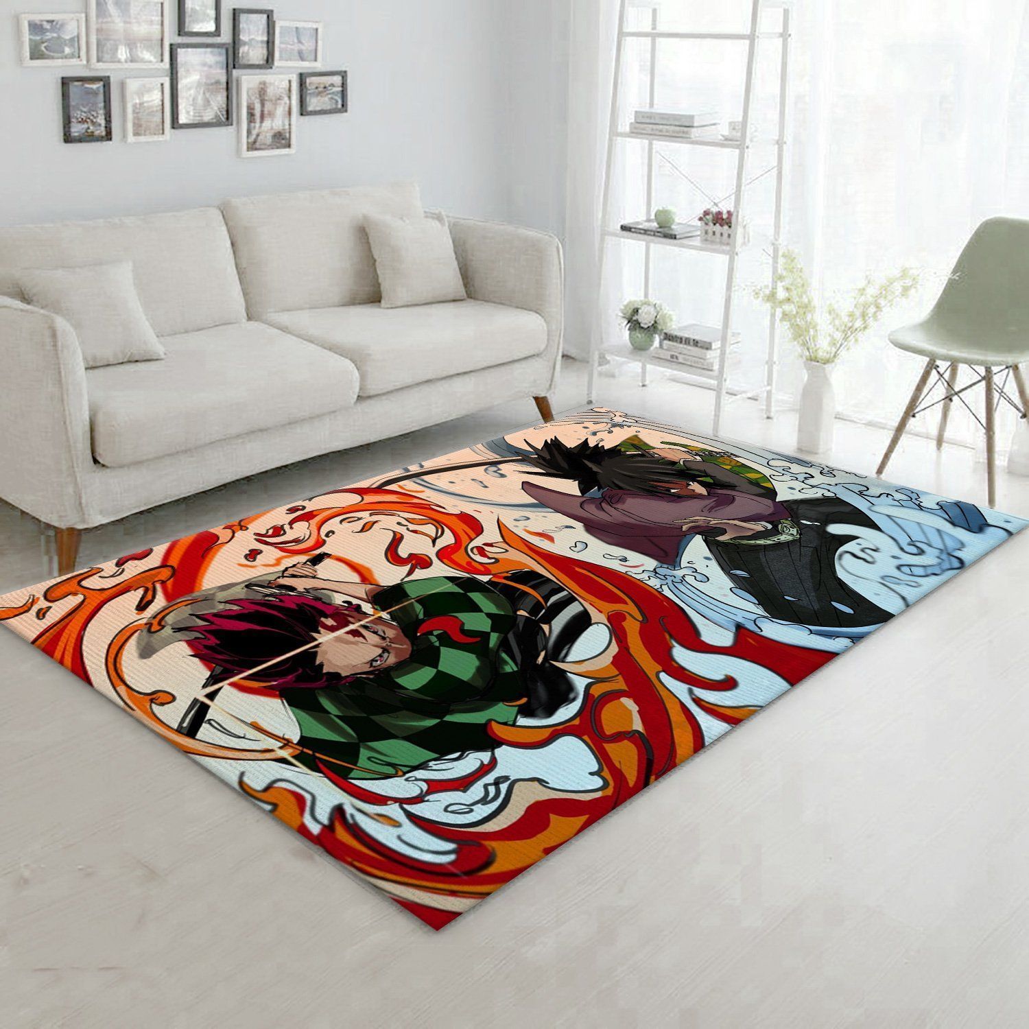 Anime Demon Slayer V5 Rug Living Room Rug US Gift Decor - Indoor Outdoor Rugs
