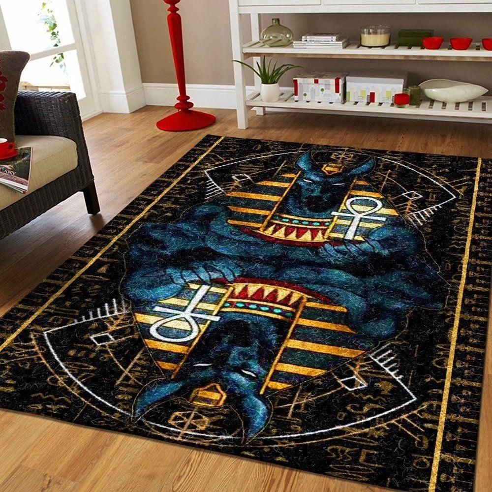 Anubis Rug Chrismas Gift - Indoor Outdoor Rugs