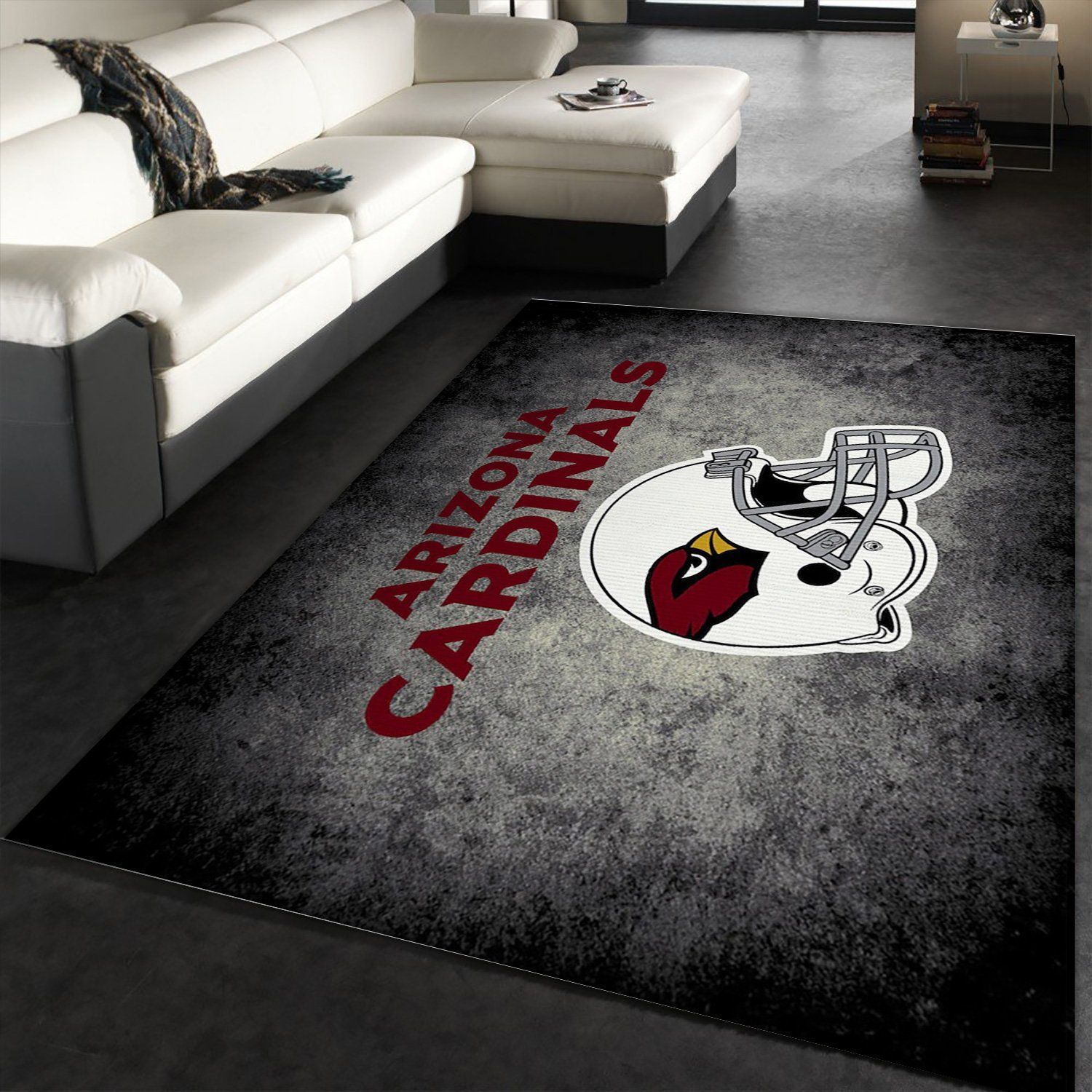 Arizona Cardinals Imperial Distressed Rug NFL Team Logos Area Rug, Living room and bedroom Rug, US Gift Decor - Indoor Outdoor Rugs
