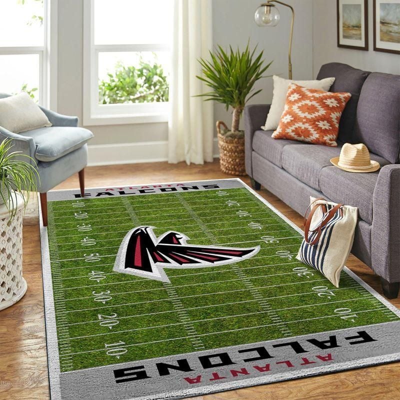 Atlanta Falcons Nfl Rug Room Carpet Sport Custom Area Floor Home Decor V6 - Indoor Outdoor Rugs