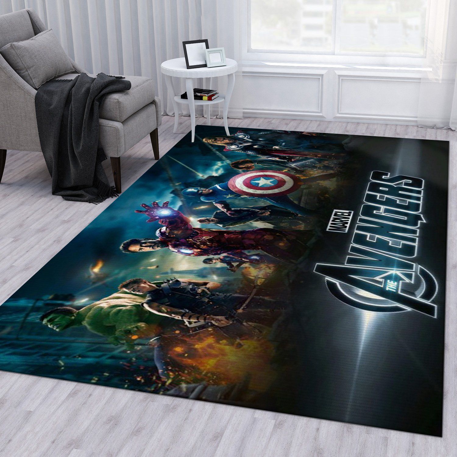 Avenger Ver9 Area Rug For Christmas Living Room Rug Family Gift US Decor - Indoor Outdoor Rugs