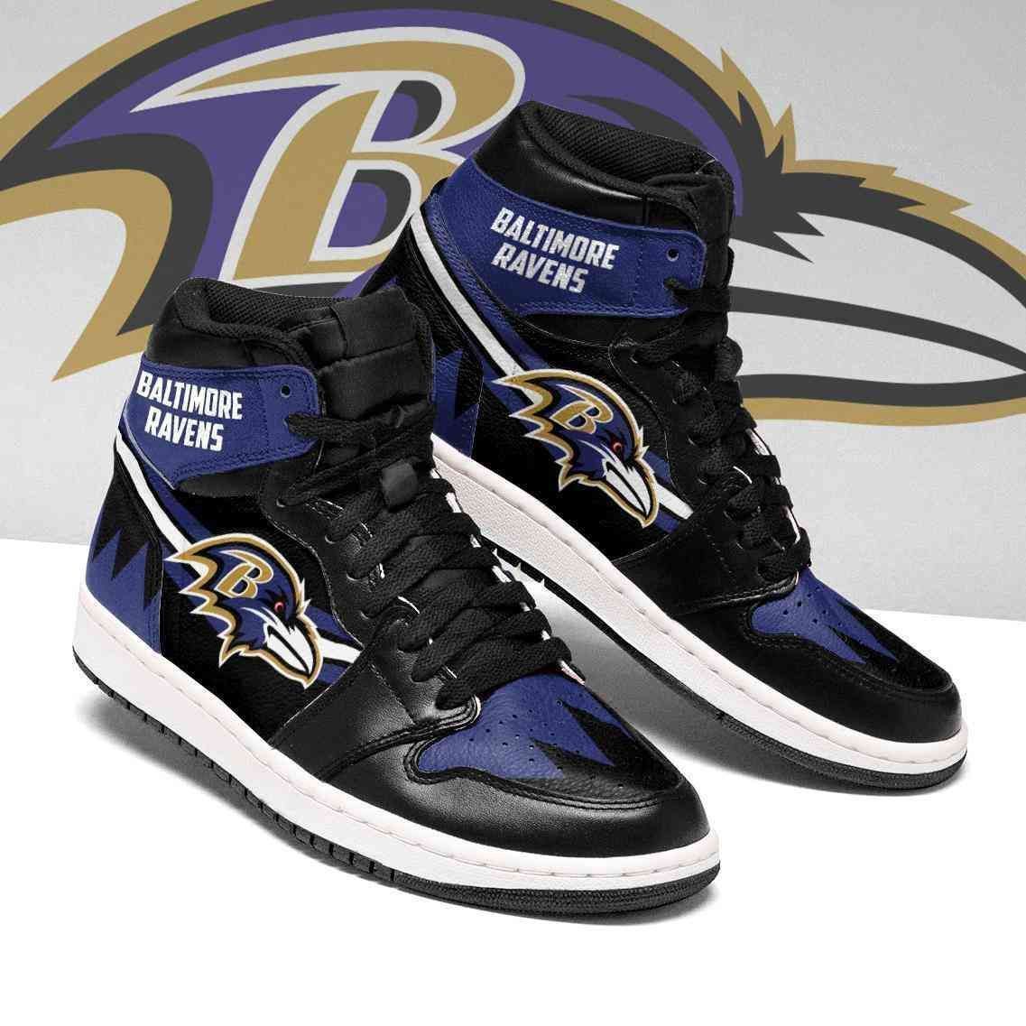 Baltimore Ravens Nfl Football Air Jordan Shoes Sport Sneakers