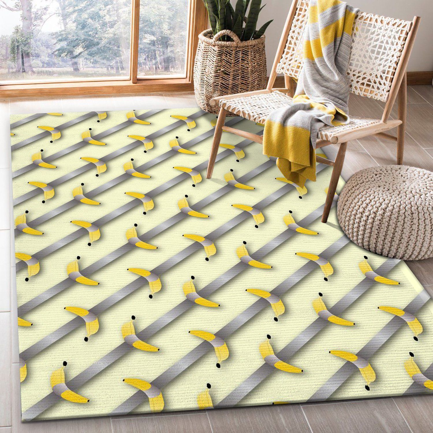 Banana Duct Tape Area Rug Carpet