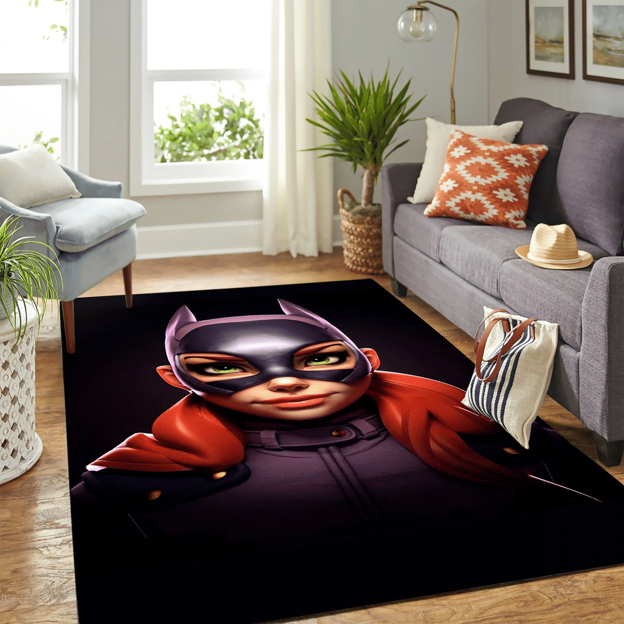 Batgirl Carpet Rug Chrismas Gift - Indoor Outdoor Rugs