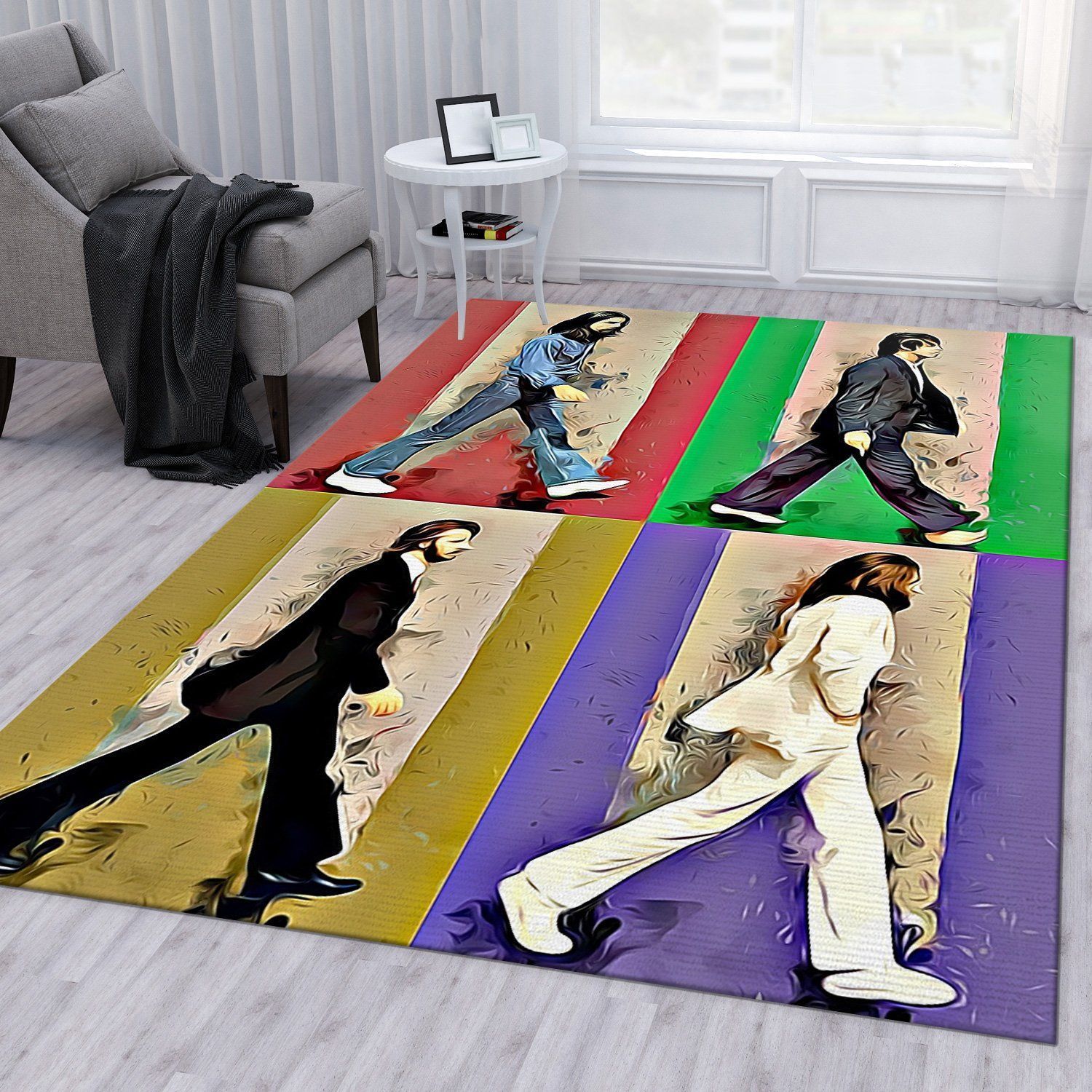 Beatles All In One Rug Living Room Rug Christmas Gift US Decor - Indoor Outdoor Rugs