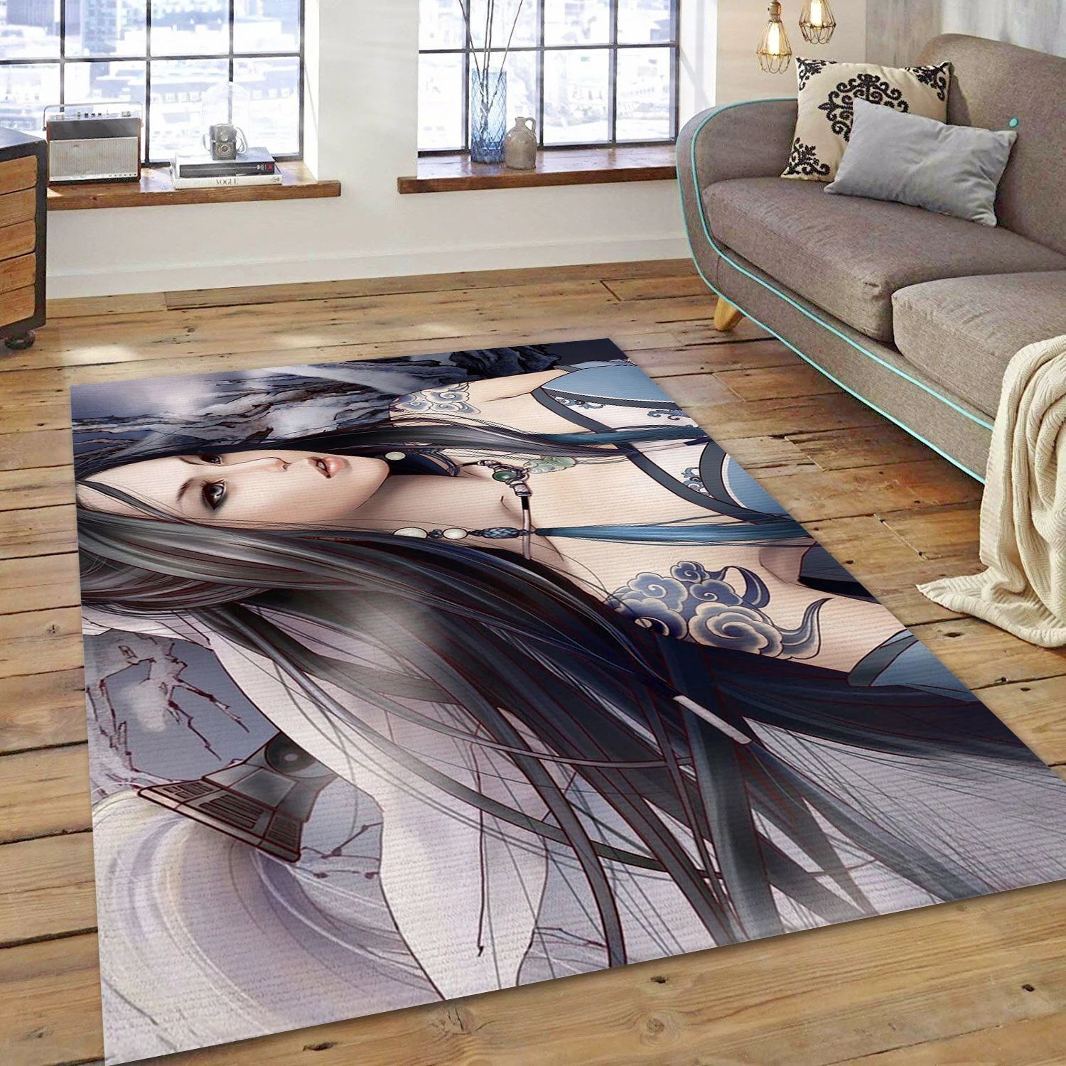 Beautiful Strength Gaming Area Rug