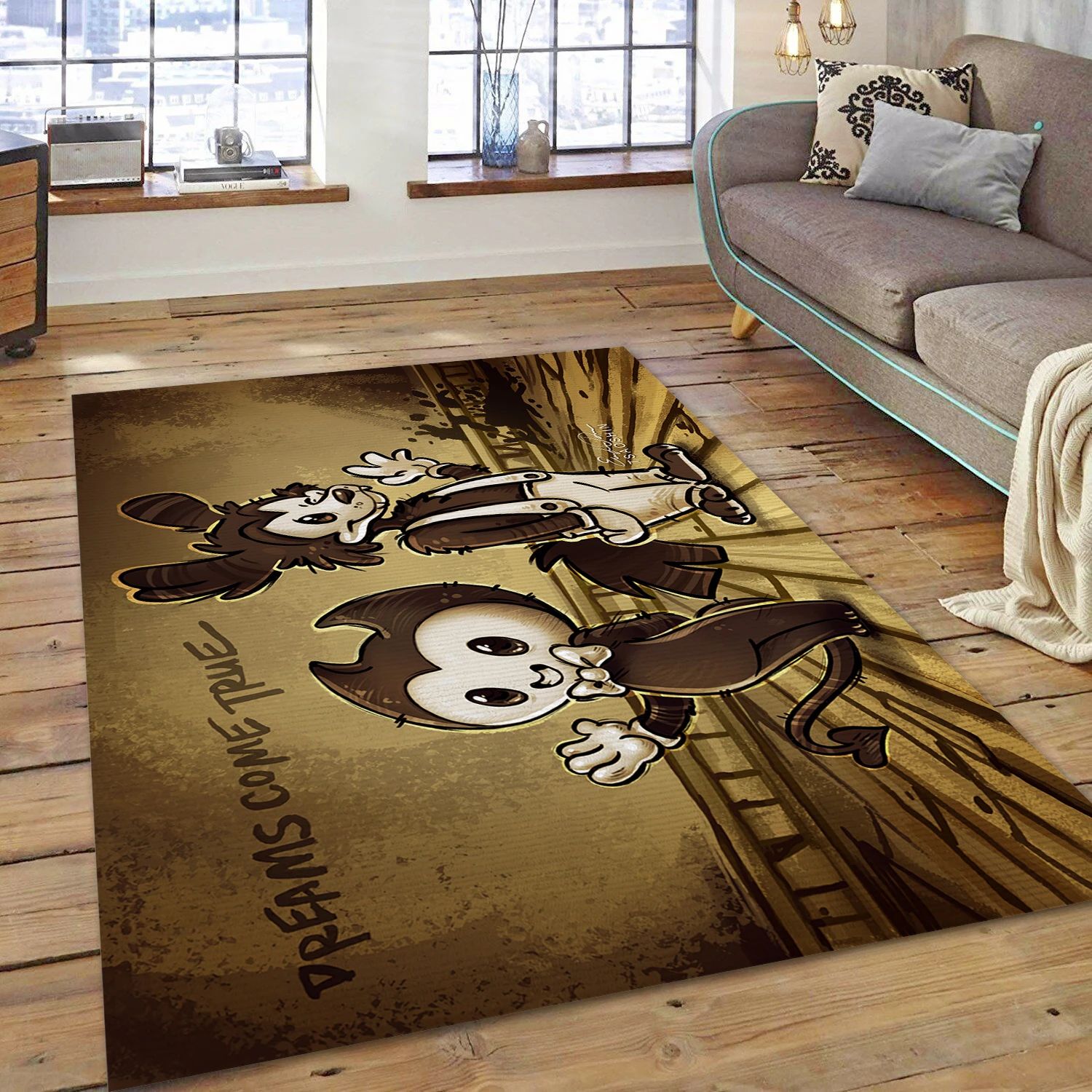 Bendy And The Ink Machine Game Area Rug Carpet