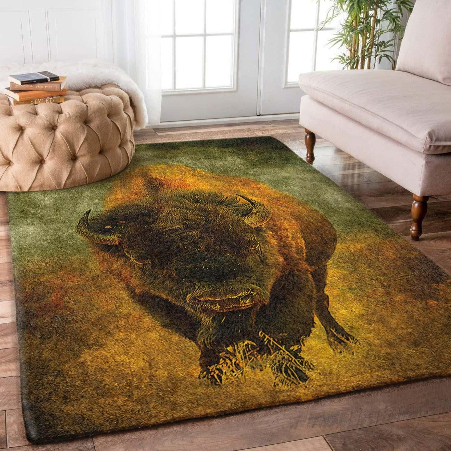 Bison Rug Chrismas Gift - Indoor Outdoor Rugs