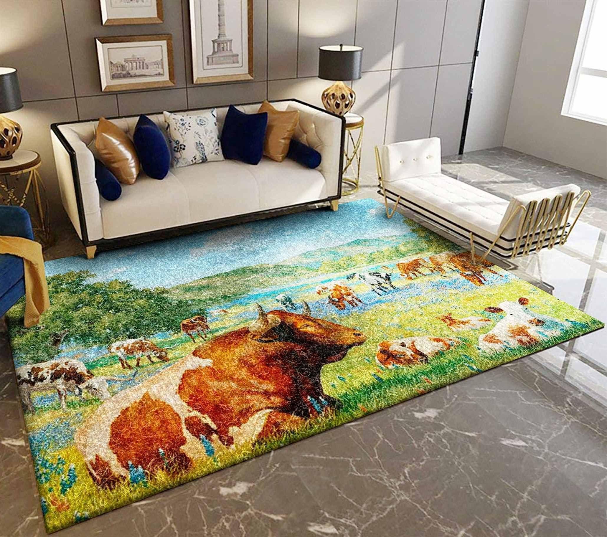 Bison Rug Chrismas Gift - Indoor Outdoor Rugs