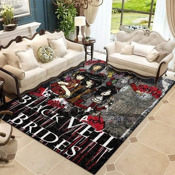 Black Veil Brides Band Rug - Indoor Outdoor Rugs