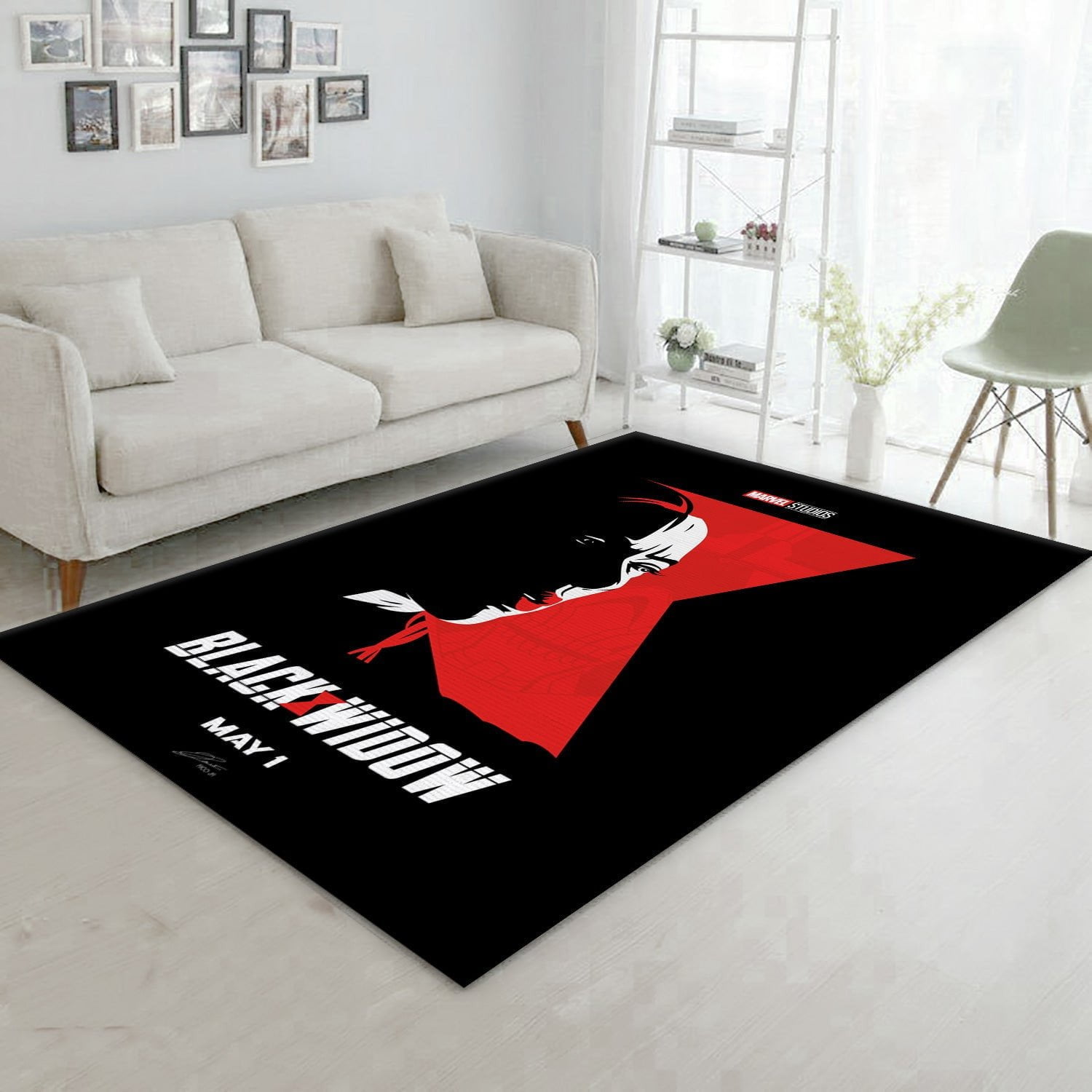 Black Widow Area Rug For Christmas