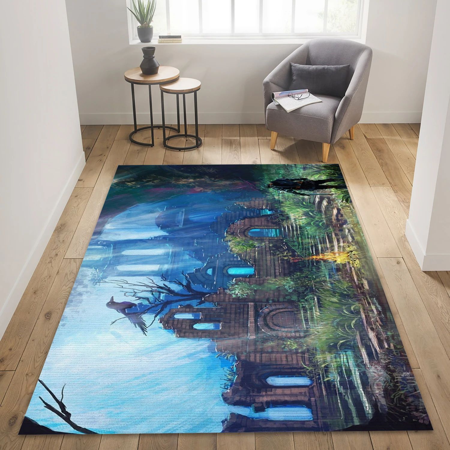 Bonfire Gaming Area Rug