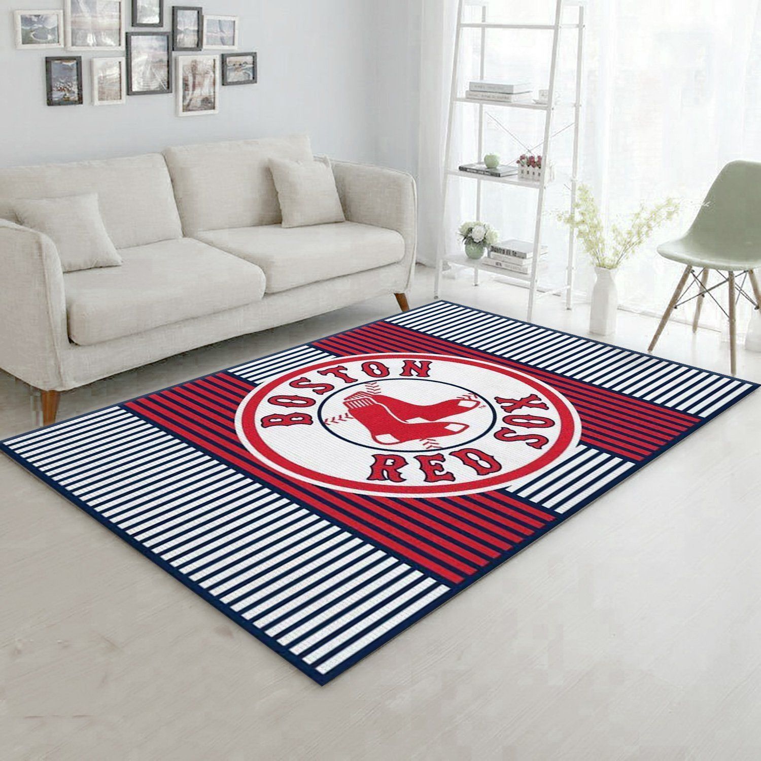 Boston Red Sox Imperial Champion Rug Area Rug For Christmas, Living room and bedroom Rug, Family Gift US Decor - Indoor Outdoor Rugs