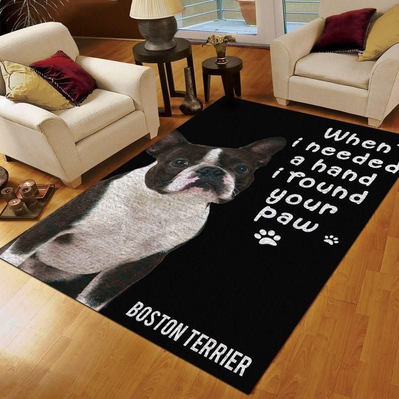 Boston Terrier Cute Rug Chrismas Gift - Indoor Outdoor Rugs