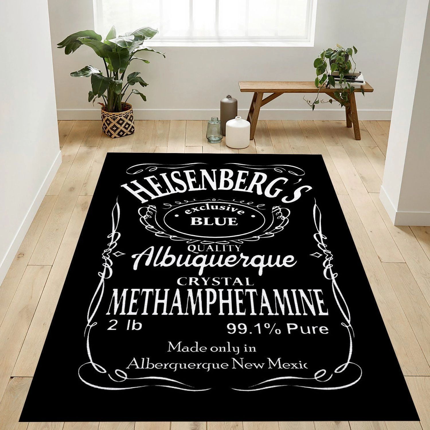 Breaking Bad Jack Daniels Area Rug Living Room Rug Christmas Gift US Decor - Indoor Outdoor Rugs