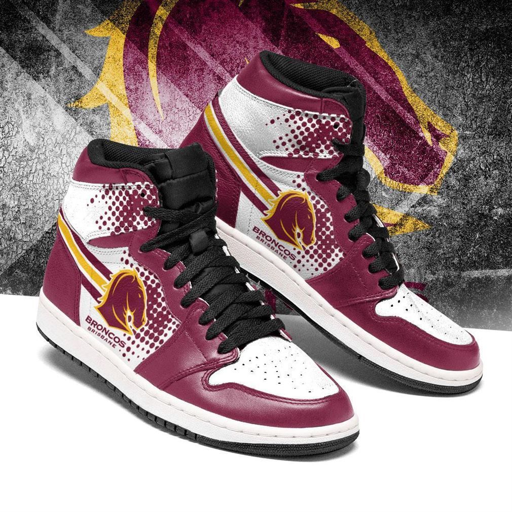 Brisbane Broncos Nrl Air Jordan Shoes Sport Sneaker Boots Shoes