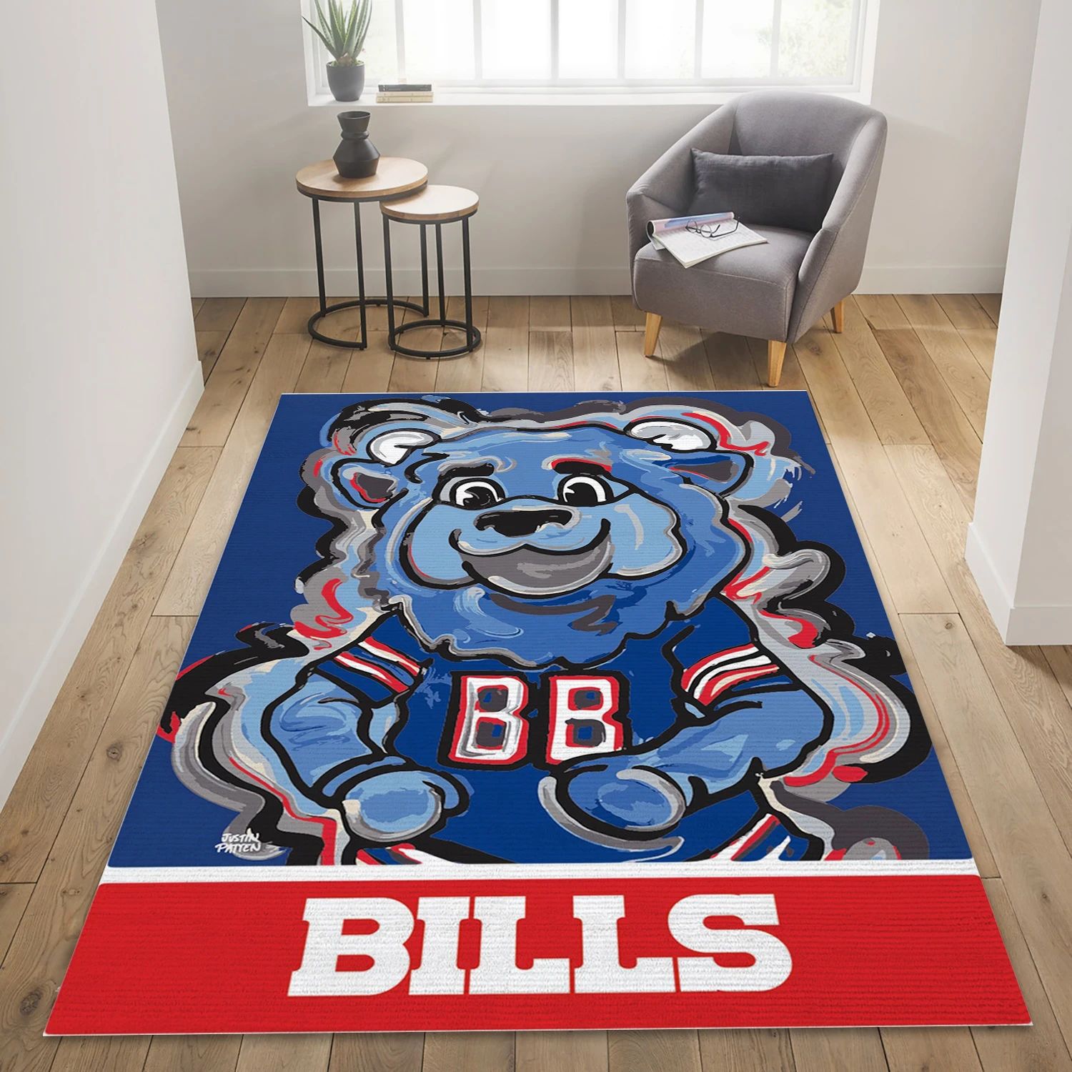 Buffalo Bills NFL Area Rug For Christmas