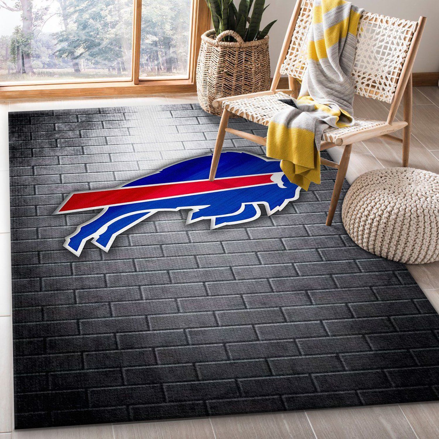 Buffalo Bills Nfl Rug Bedroom Rug Christmas Gift US Decor - Indoor Outdoor Rugs