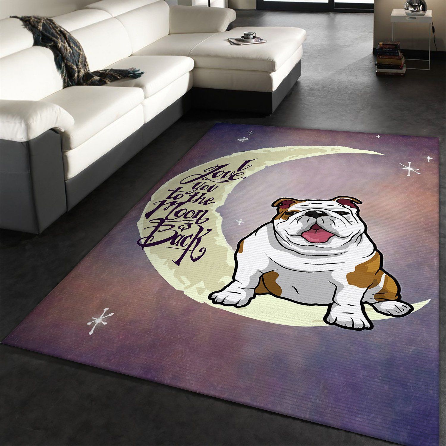 Bulldog Rug Rectangular Indoor Outdoor Area Carpet - Indoor Outdoor Rugs