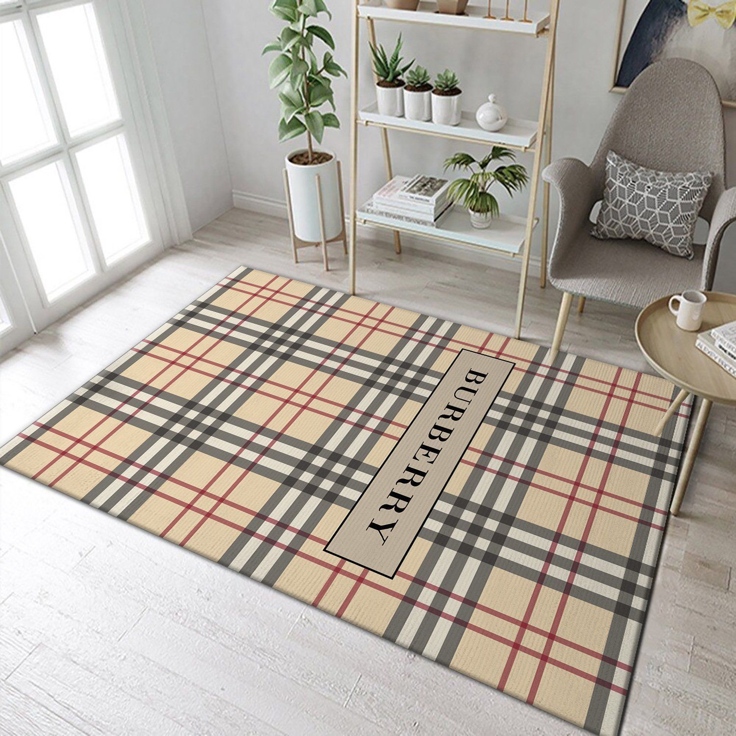 Burberry Logo Area Rugs Living Room Carpet FN241223 Brands Fashion Floor Decor The US Decor - Indoor Outdoor Rugs