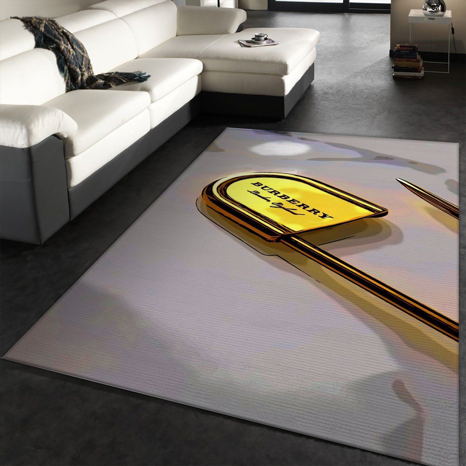 Burberry Rug Fashion Brand Rug Home Decor Floor Decor - Indoor Outdoor Rugs