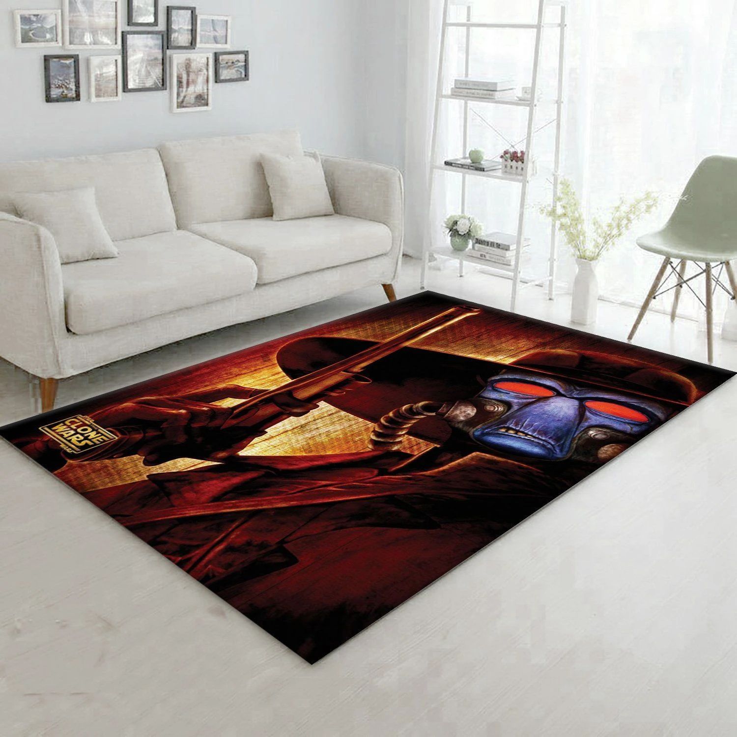 Cad Bane Star War Character Rug