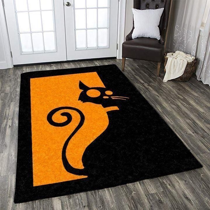 Cat Halloween Area Rugs Living Room Carpet