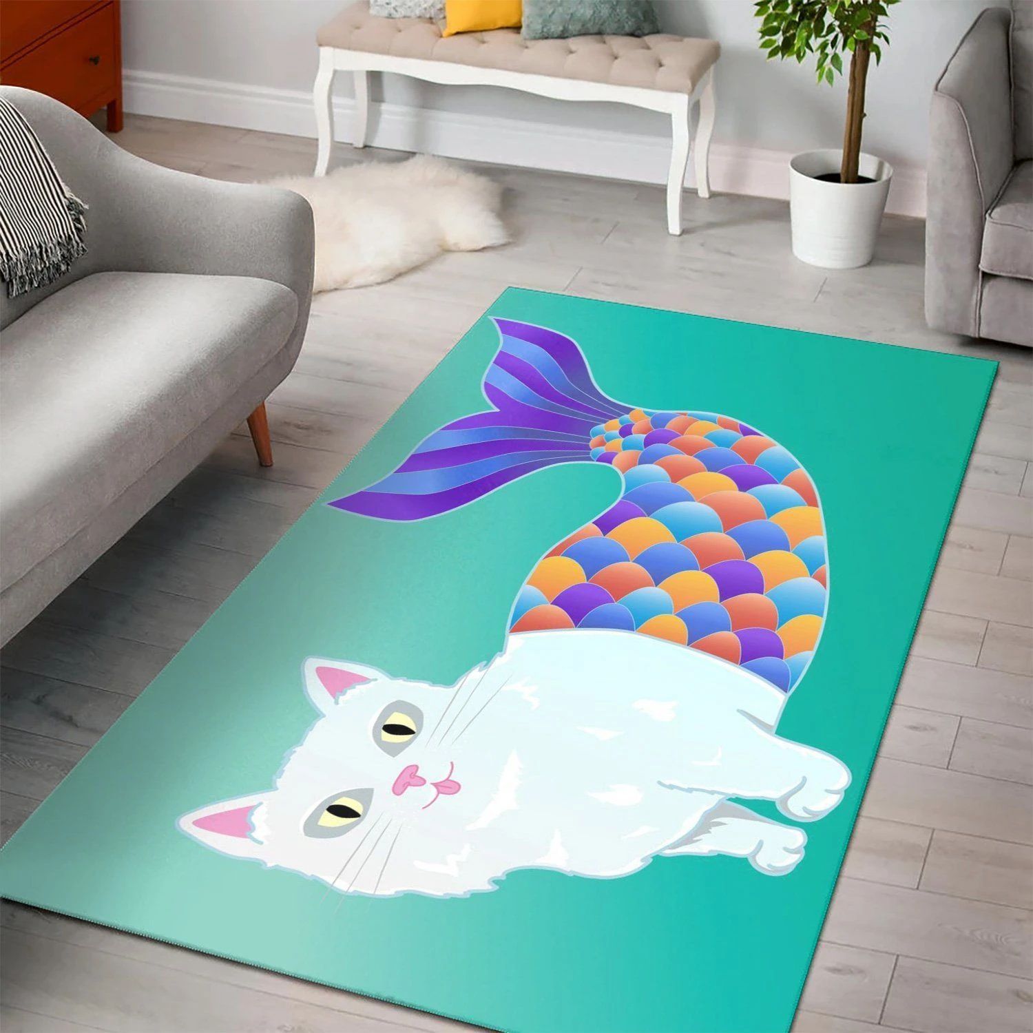 Catfish  Carpet Living Room