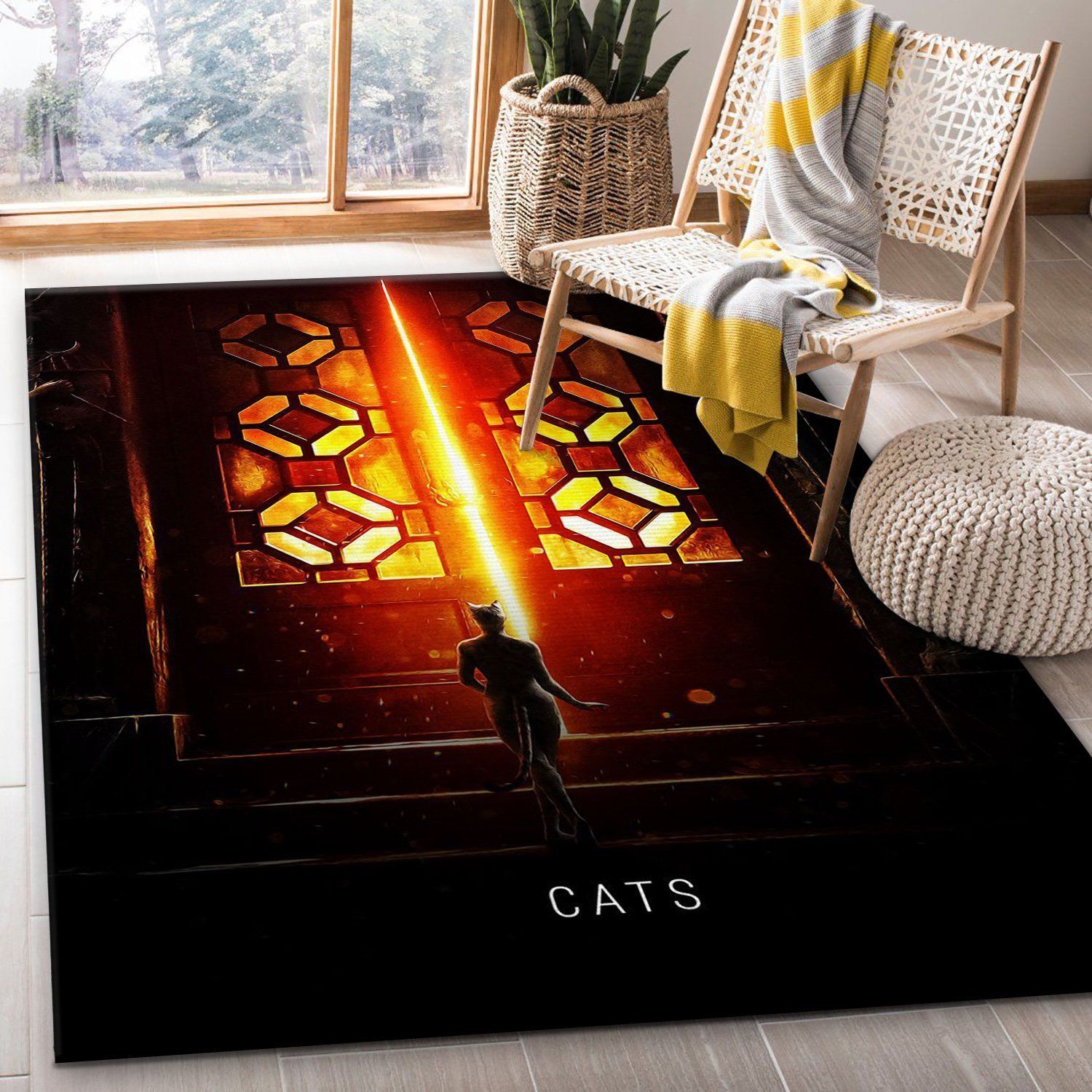 Cats Area Rug Movie Rug US Gift Decor - Indoor Outdoor Rugs