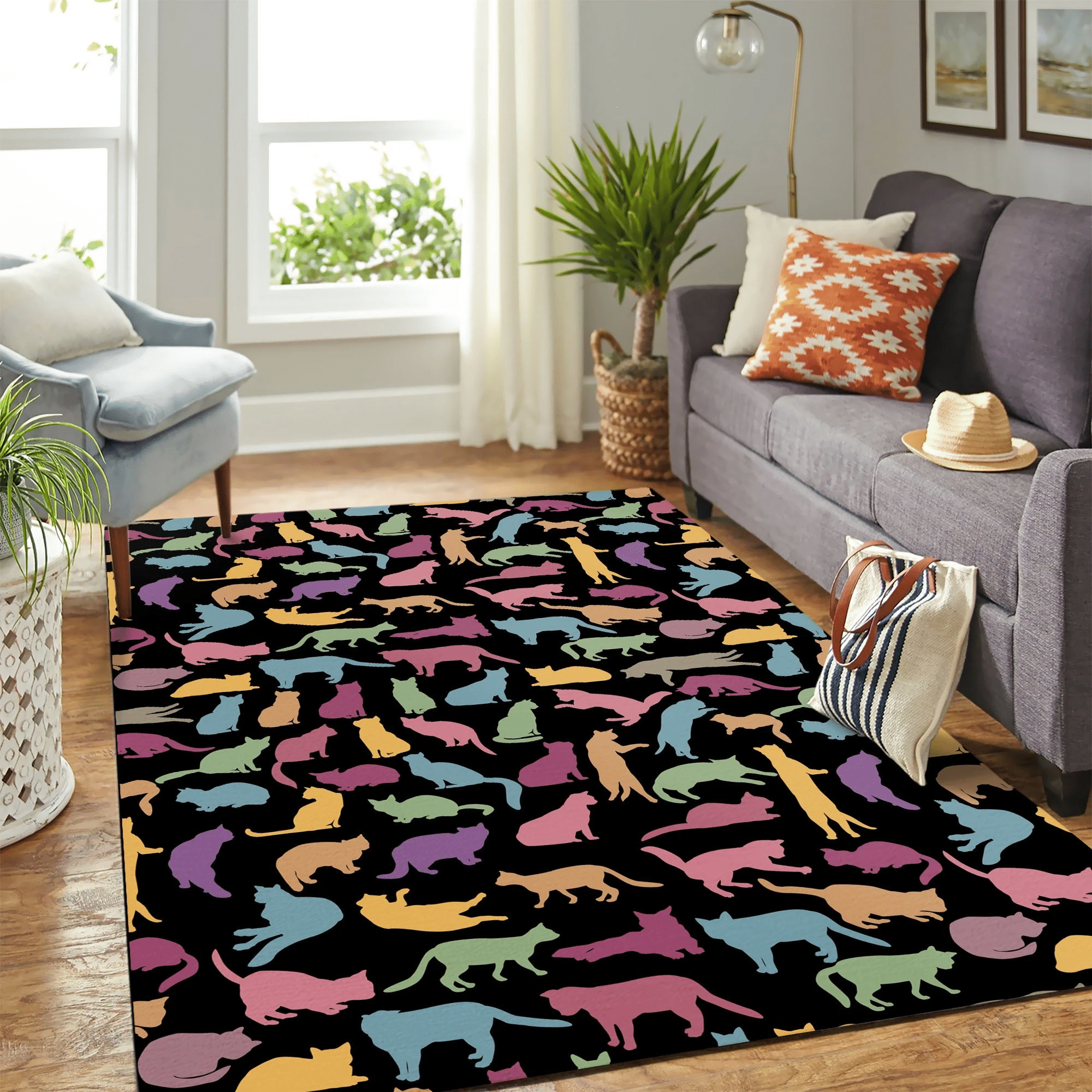 Cats Carpet Rug Chrismas Gift - Indoor Outdoor Rugs