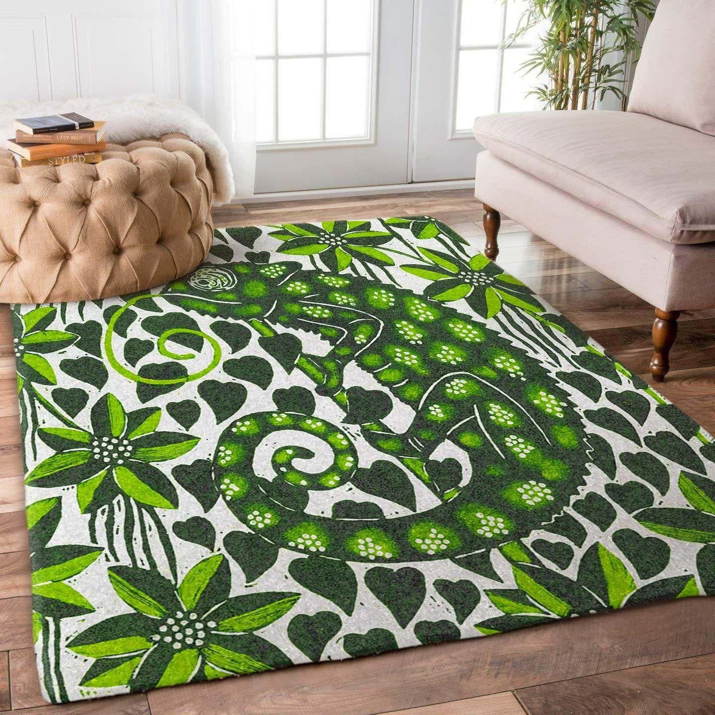 Chameleon Rug Chrismas Gift - Indoor Outdoor Rugs