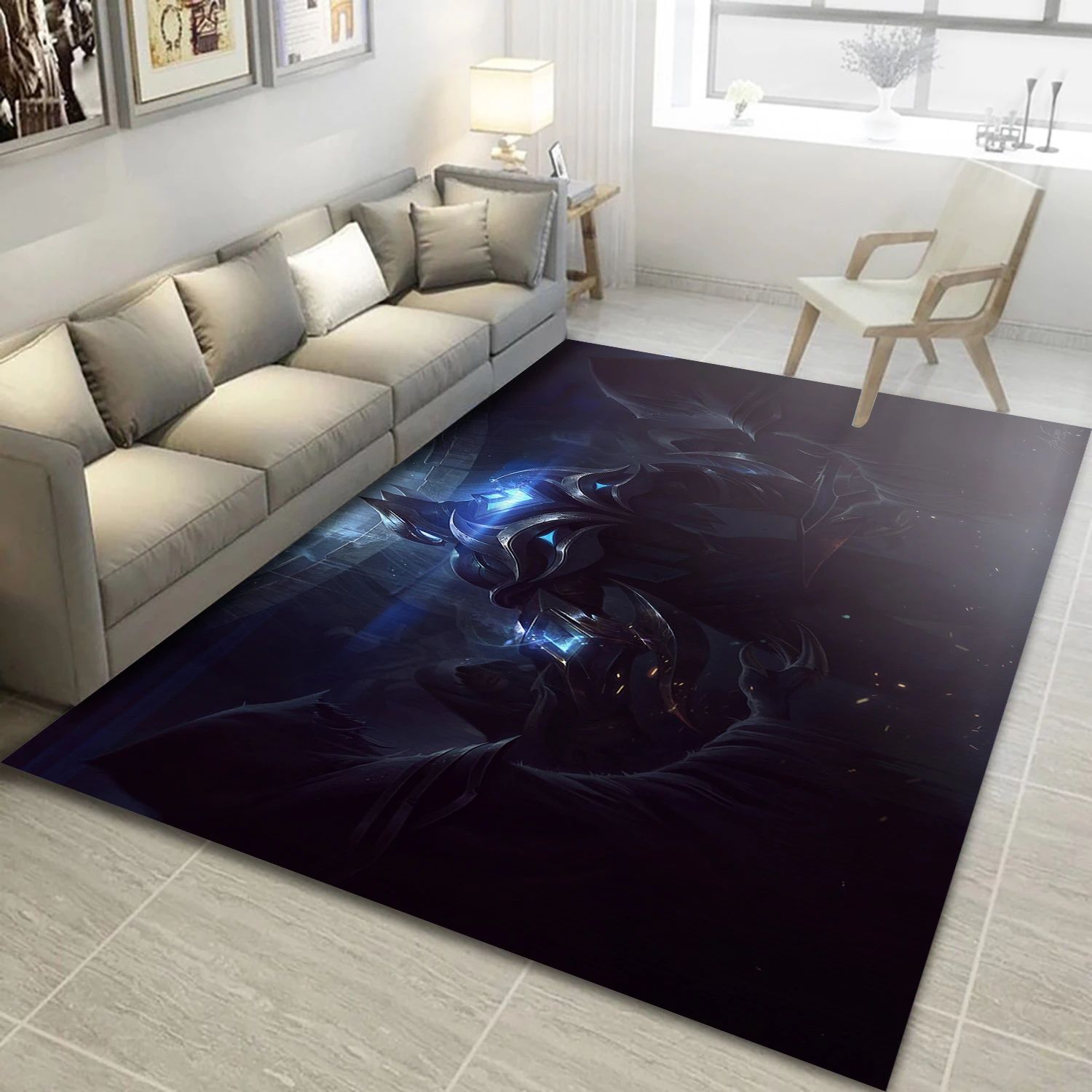 Championship Zed Video Game Area Rug For Christmas