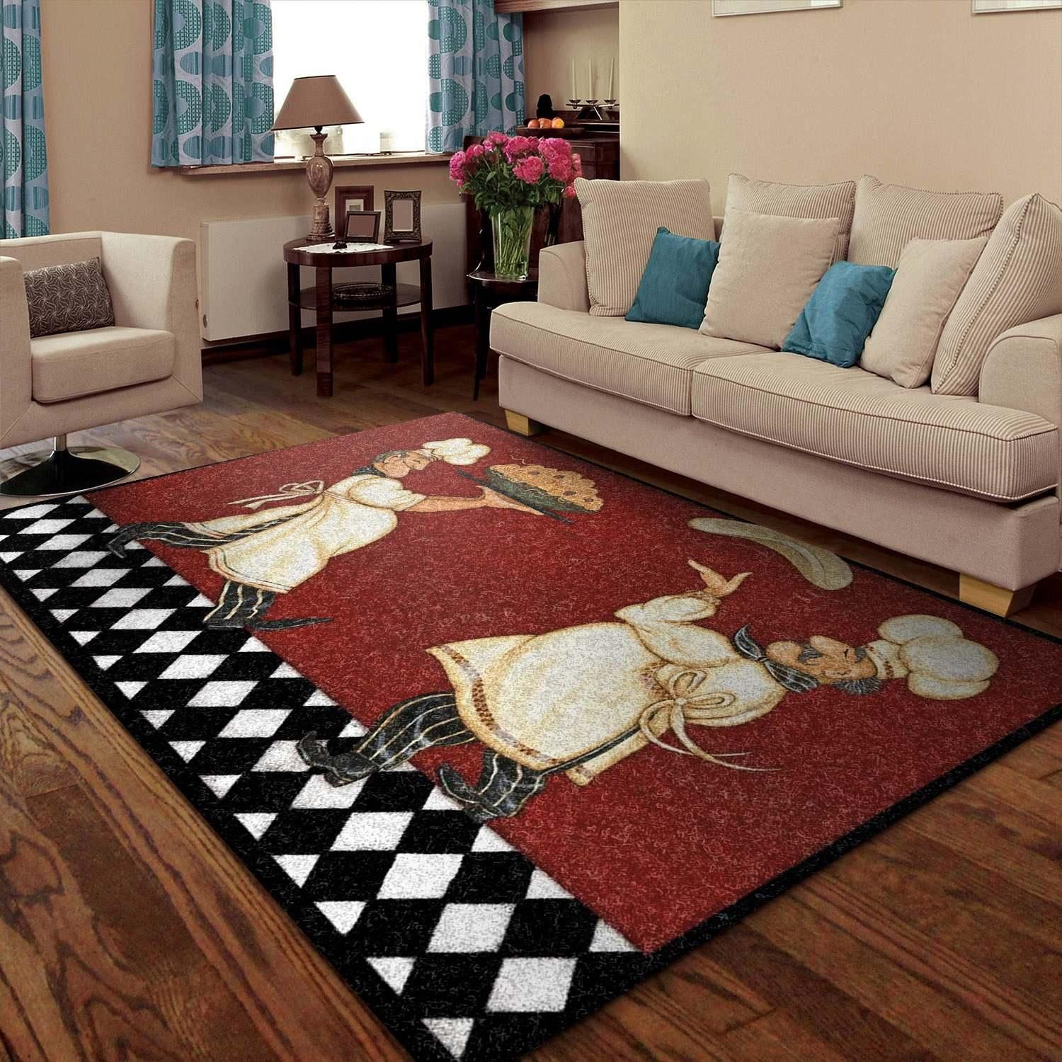 Chef Rug Area Rug Bedroom Rug US Gift Decor - Indoor Outdoor Rugs