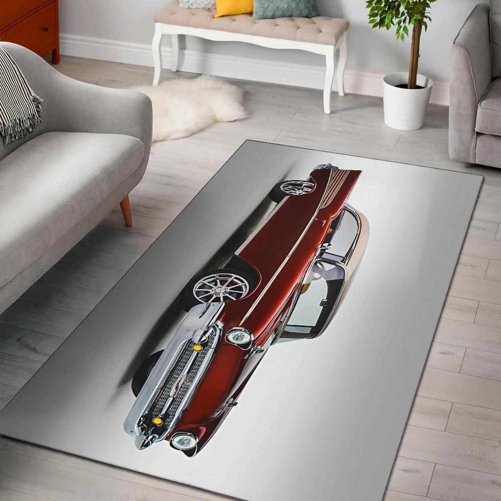 Chevy Street Rod Area Rug Chrismas Gift - Indoor Outdoor Rugs