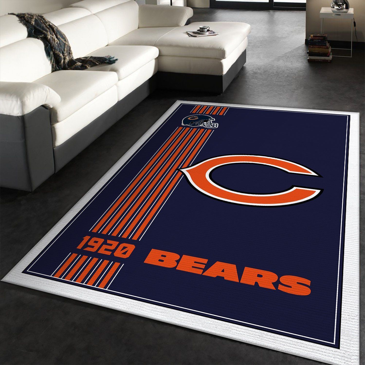 Chicago Bears Football Club Area Rugs Living Room Carpet FN301203 Local Brands Floor Decor The US Decor - Indoor Outdoor Rugs