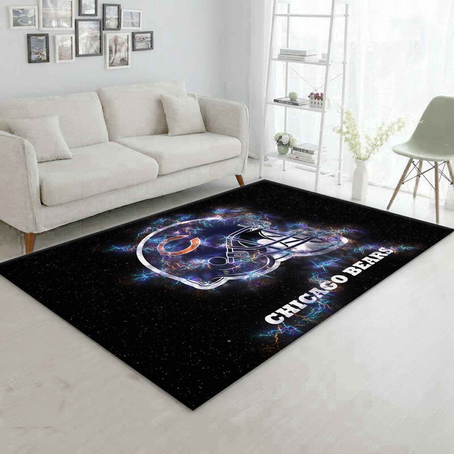 Chicago Bears Nfl Area Rug Living Room Rug Home Decor Floor Decor - Indoor Outdoor Rugs