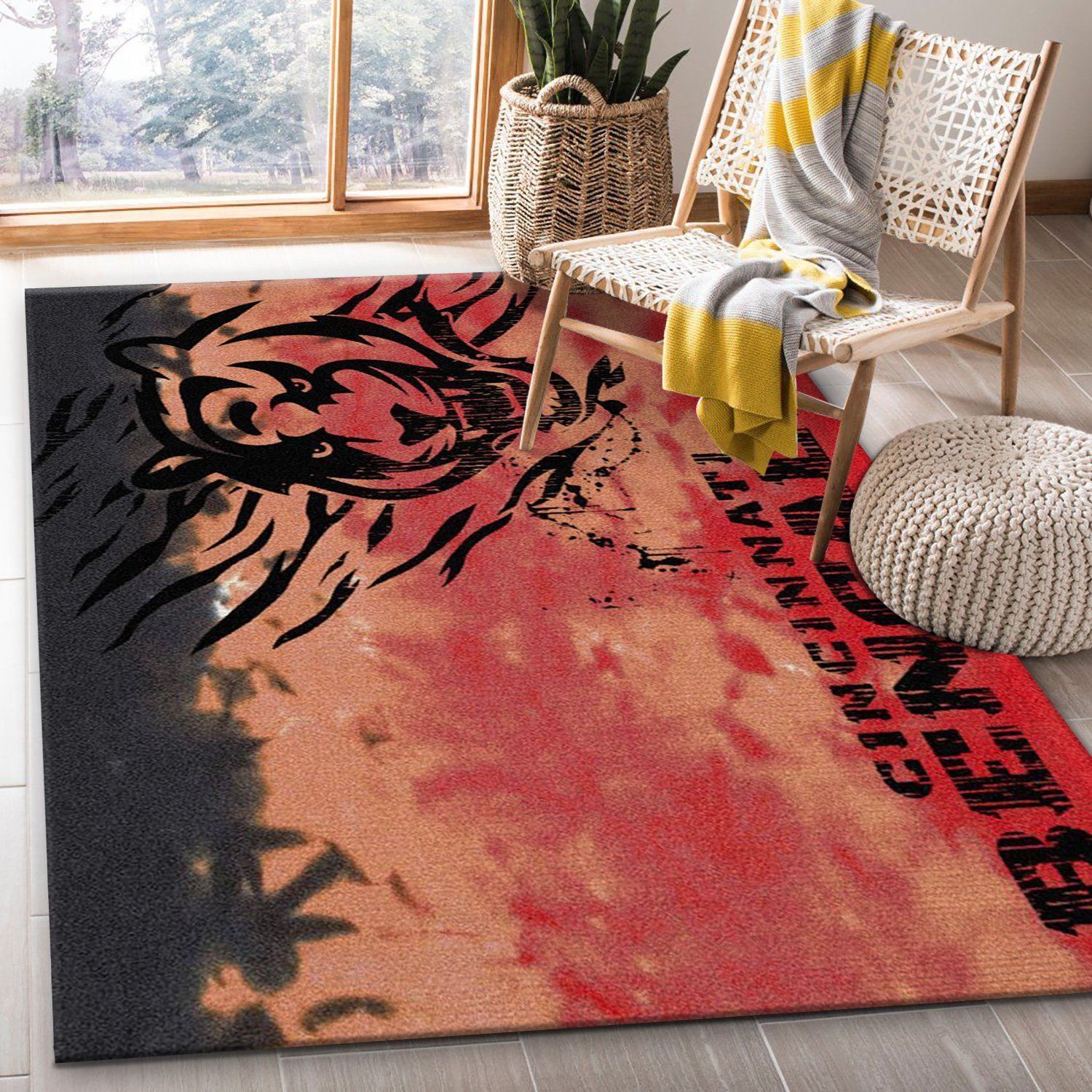 Chicago Bears Repeat Rug Nfl Team Area Rug