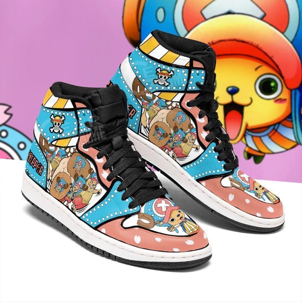 Chopper Straw Hat Priates One Piece Sneakers Anime 
Air inspired style Shoes Sport