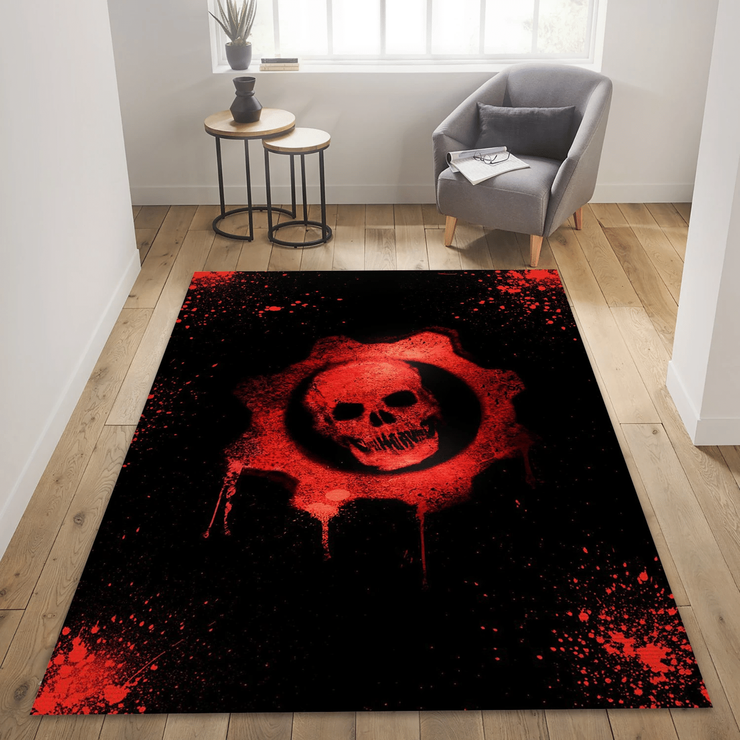 Classic Gear Area Rug Carpet