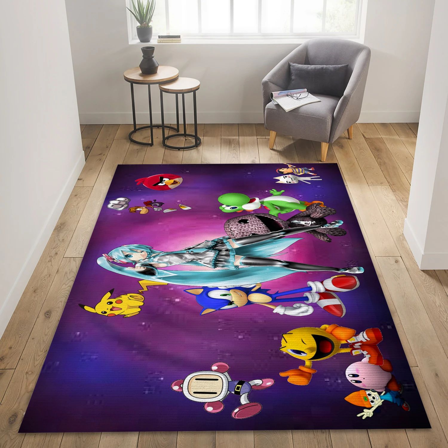 Collage Gaming Area Rug