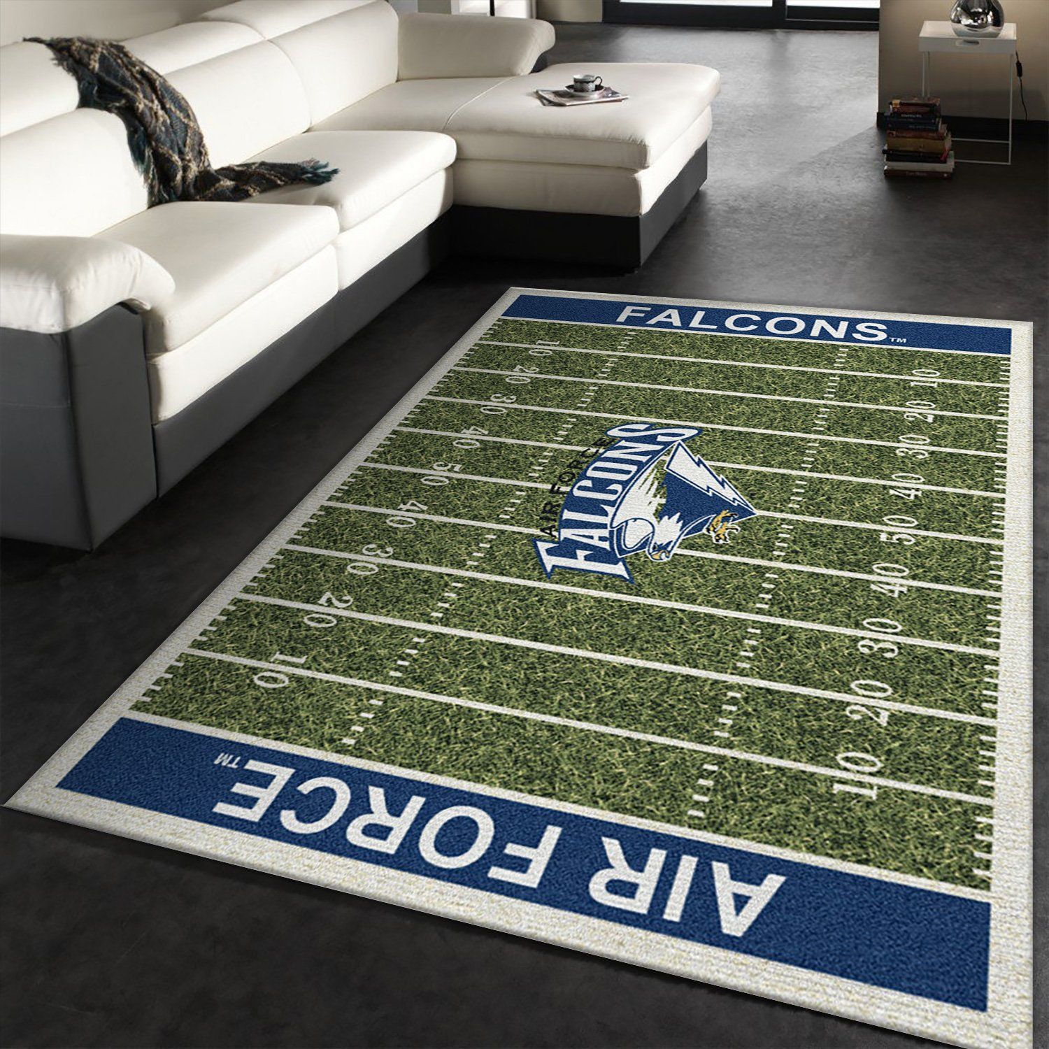 College Air Force NFL Team Logo Area Rug