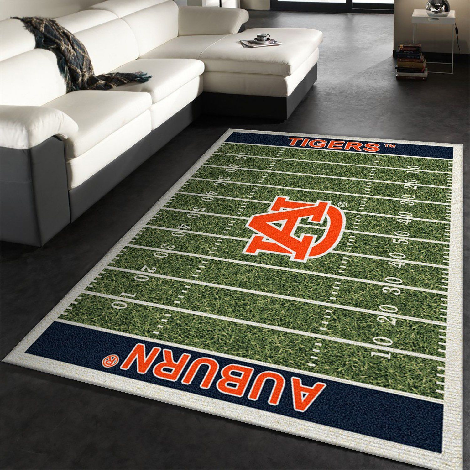 College Auburn NFL Team Logo Area Rug